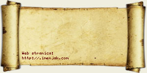 Nina Aljančić vizit kartica